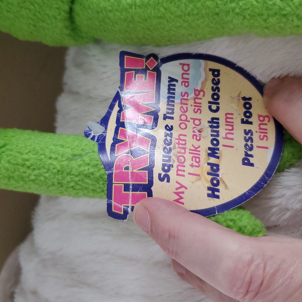TYCO Vintage 1999 Kermit The Frog Sesame Street Muppets Talking Plush NWT - Picture 2 of 9